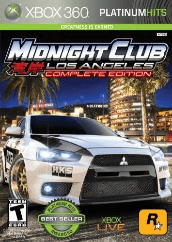 Xbox 360 Midnight Club: Los Angeles cover