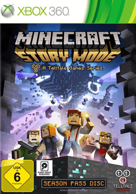 Xbox 360 Minecraft: Story Mode - A Telltale Games Series kansikuva