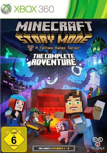 Xbox 360 Minecraft: Story Mode - A Telltale Games Series - The Complete Adventure kansikuva