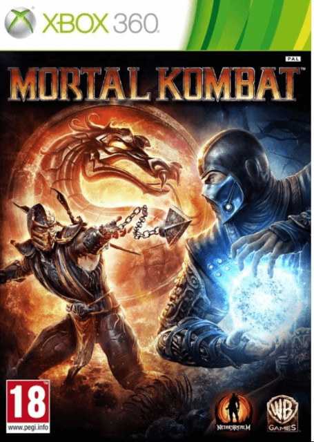 Xbox 360 Mortal Kombat kansikuva
