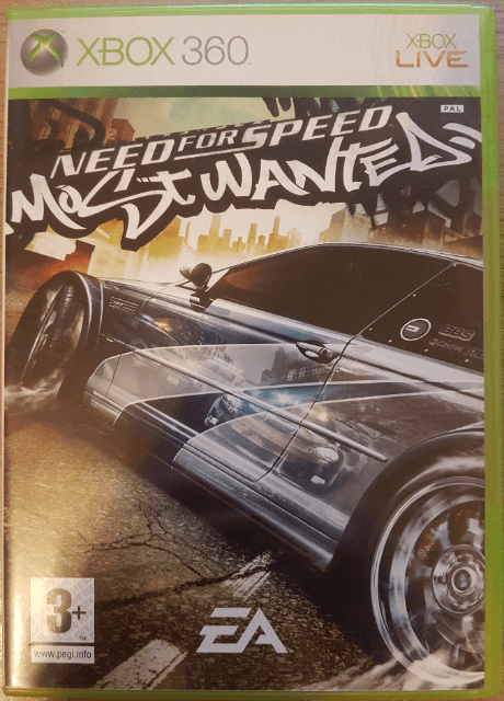 Xbox 360 Need for Speed: Most Wanted kansikuva