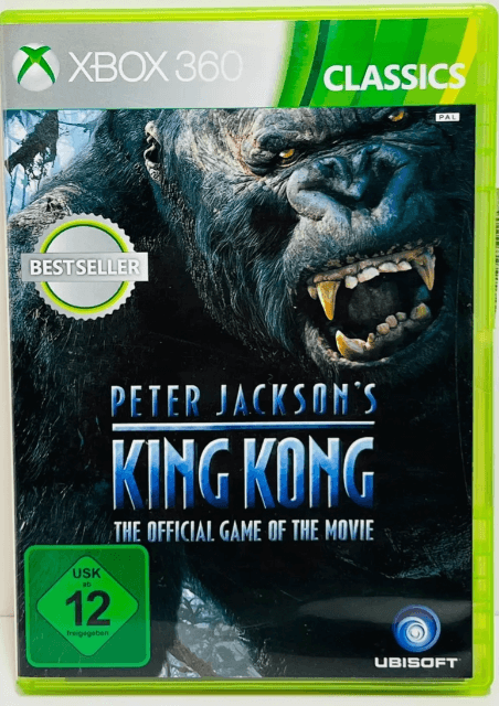 Xbox 360 Peter Jackson's King Kong: The Official Game of the Movie kansikuva