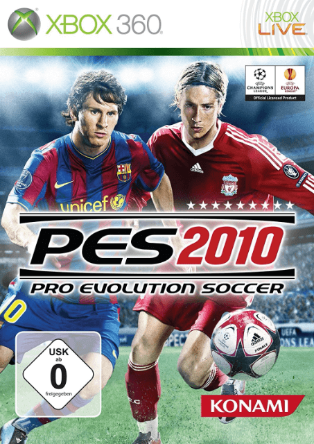 Xbox 360 Pro Evolution Soccer 2010 cover