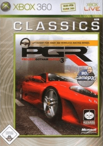 Xbox 360 Project Gotham Racing 3 kansikuva