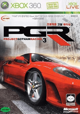 Xbox 360 Project Gotham Racing 3 kansikuva