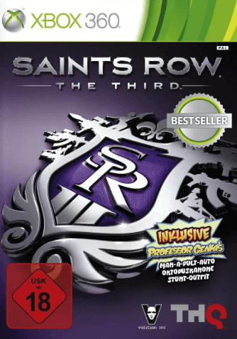 Xbox 360 Saints Row: The Third kansikuva