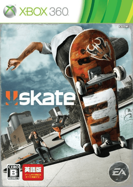 Xbox 360 Skate 3 kansikuva