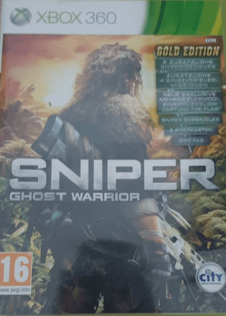 Xbox 360 Sniper: Ghost Warrior Gold Edition cover