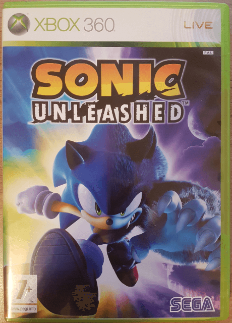Xbox 360 Sonic Unleashed kansikuva