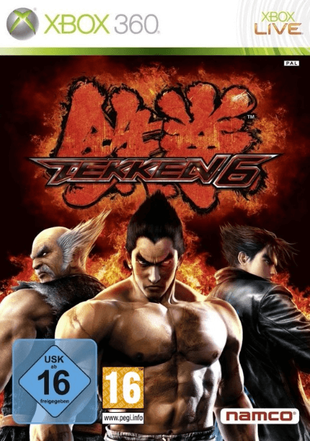 Xbox 360 Tekken 6 kansikuva