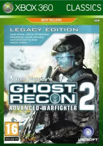 Xbox 360 Tom Clancy's Ghost Recon Advanced Warfighter 2 kansikuva