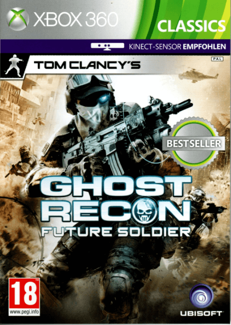 Xbox 360 Tom Clancy's Ghost Recon: Future Soldier kansikuva