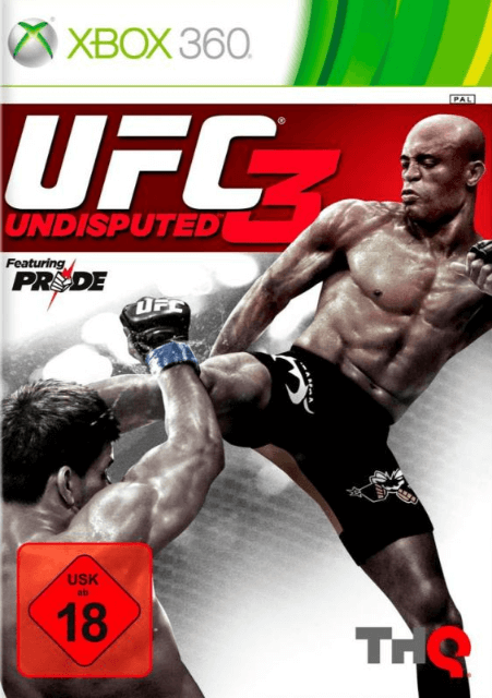 Xbox 360 UFC Undisputed 3 cover