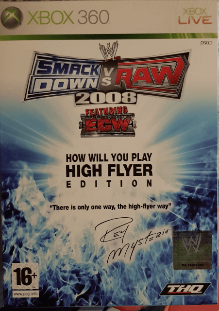 Xbox 360 WWE SmackDown vs. Raw 2008 cover