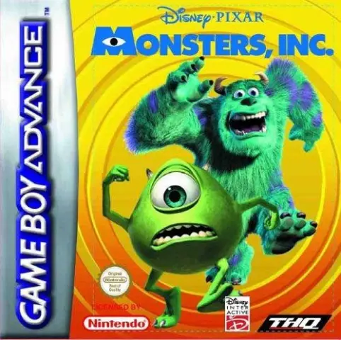 GBA Disney/Pixar Monsters, Inc. kansikuva
