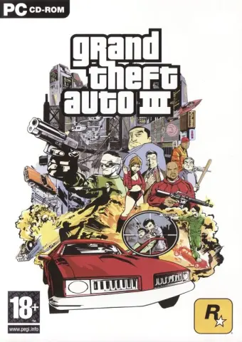 PC Grand Theft Auto III kansikuva
