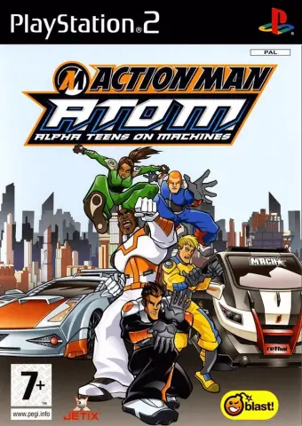 PS2 Action Man A.T.O.M.: Alpha Teens on Machines kansikuva