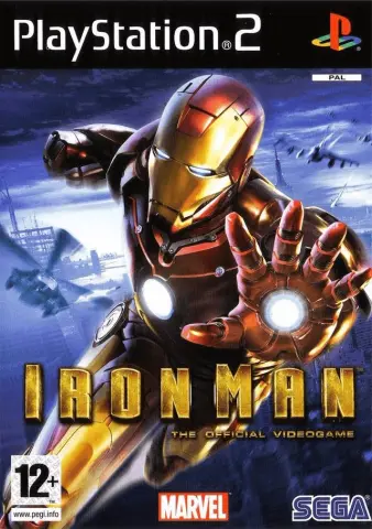 PS2 Iron Man: The Official Videogame kansikuva