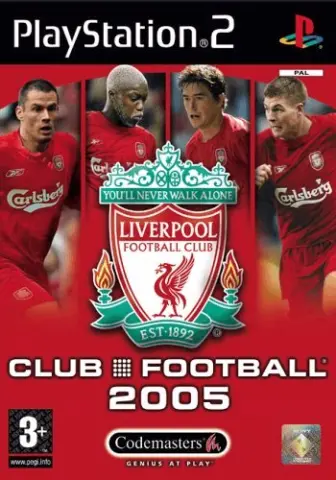 PS2 Liverpool Club Football 2005 cover