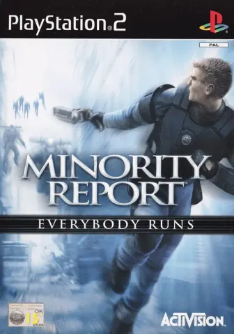 PS2 Minority Report: Everybody Runs cover
