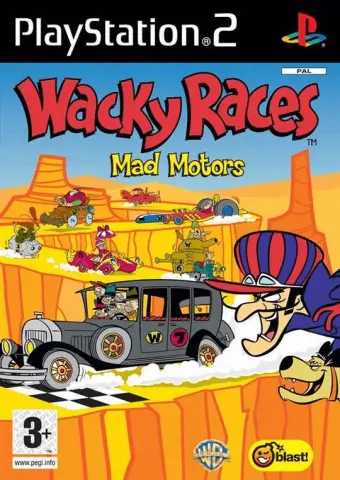 PS2 Wacky Races: Mad Motors cover