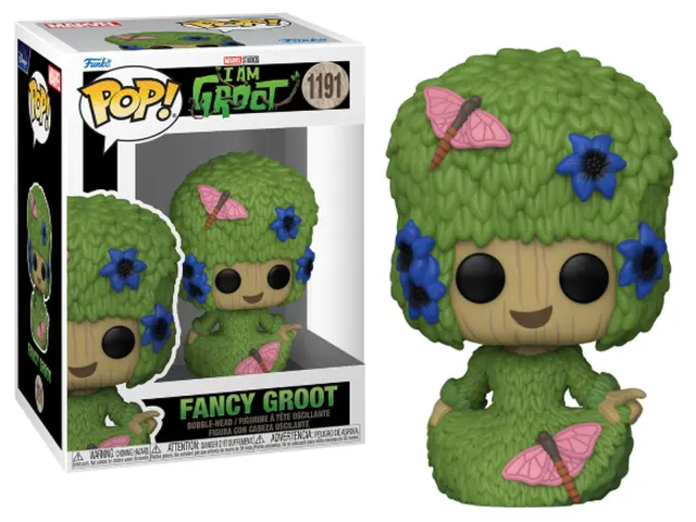 POP! Marvel I Am Groot  - Fancy Groot Vinyl Bobble-Head #1191 cover
