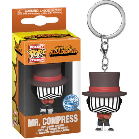 POP! Pocket Keychain: My Hero Academia - Mr. Compress Bobble-Head cover