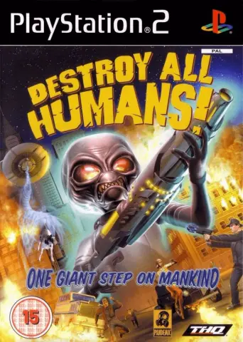 PS2 Destroy All Humans! cover