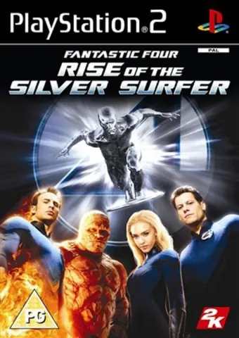 PS2 Fantastic Four: Rise of the Silver Surfer cover