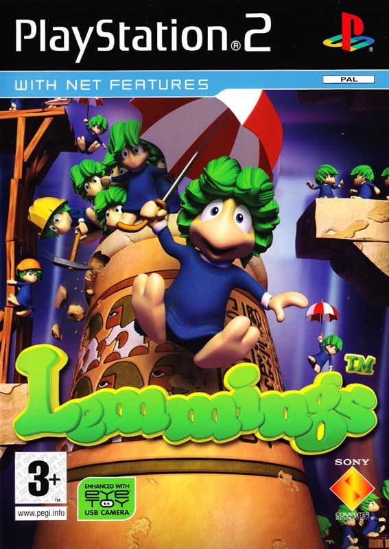 PS2 Lemmings cover