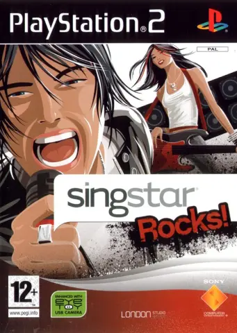 PS2 Singstar: Rocks! kansikuva