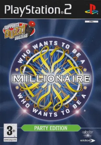 PS2 Who Wants to Be a Millionaire: Party Edition cover