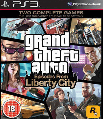 PS3 Grand Theft Auto: Episodes from Liberty City cover