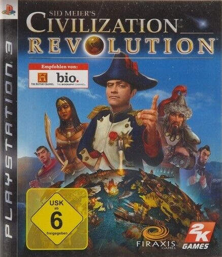 PS3 Sid Meier's Civilization Revolution kansikuva