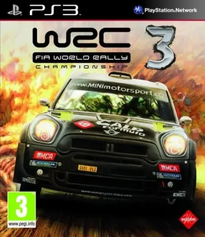 PS3 WRC 3: FIA World Rally Championship cover