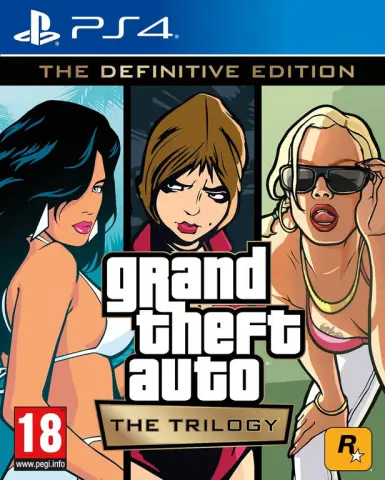 PS4 Grand Theft Auto: The Trilogy – The Definitive Edition (GTA) kansikuva