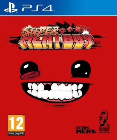 PS4 Super Meat Boy cover