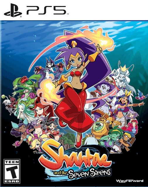PS5 Shantae and the Seven Sirens cover