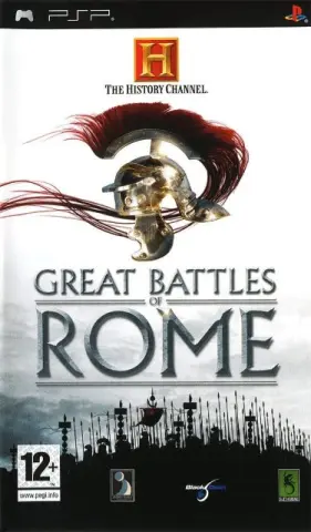 PSP The History Channel: Great Battles of Rome cover
