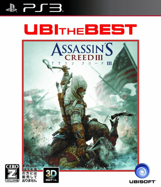 PS3 Assassin's Creed III Ubi The Best cover