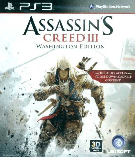 PS3 Assassin's Creed III Washington Edition cover