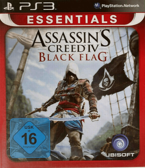 PS3 Assassin's Creed IV: Black Flag Essentials kansikuva