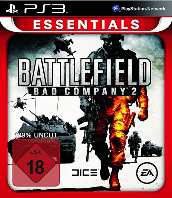 PS3 Battlefield: Bad Company 2 Essentials kansikuva