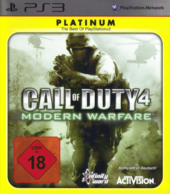 PS3 Call of Duty 4: Modern Warfare Platinum cover