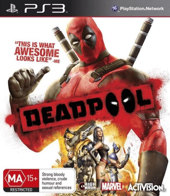 PS3 Deadpool cover