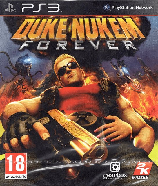 PS3 Duke Nukem Forever kansikuva