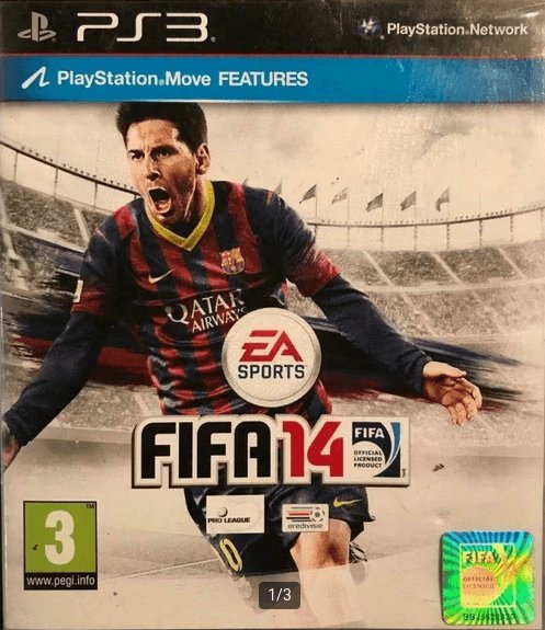PS3 FIFA 14 kansikuva