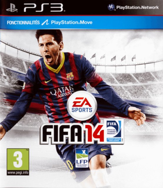 PS3 FIFA 14 Ultimate Edition kansikuva