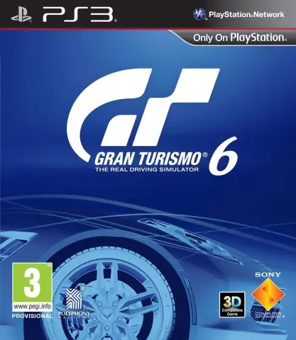 PS3 Gran Turismo 6 cover