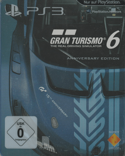 PS3 Gran Turismo 6 Anniversary Edition cover